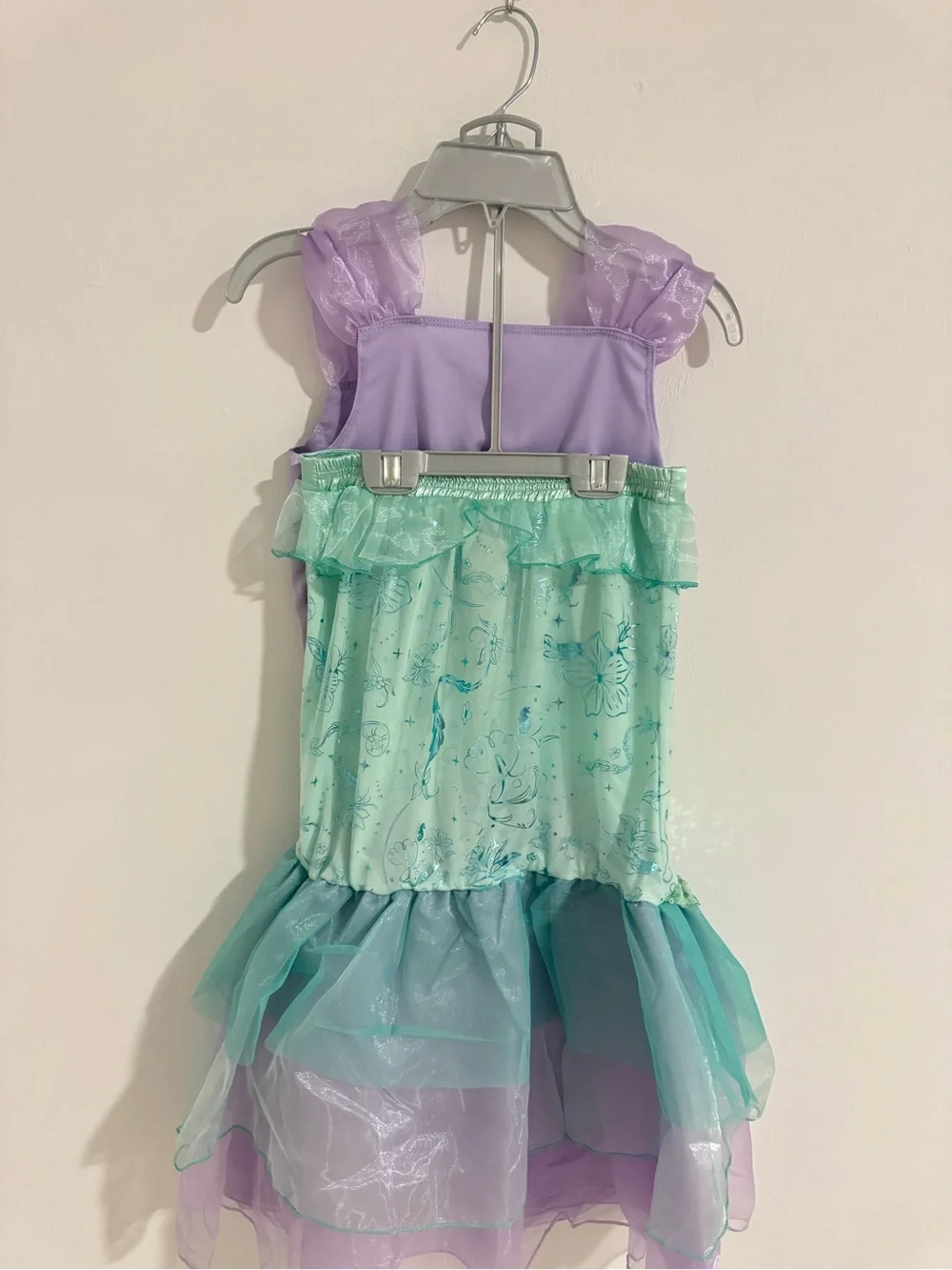 Disney Purple & Aqua Mermaid Dress-Up Costume for Kids 7/8